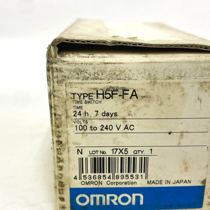 オムロン　デイリータイムスイッチ　H5F-FA