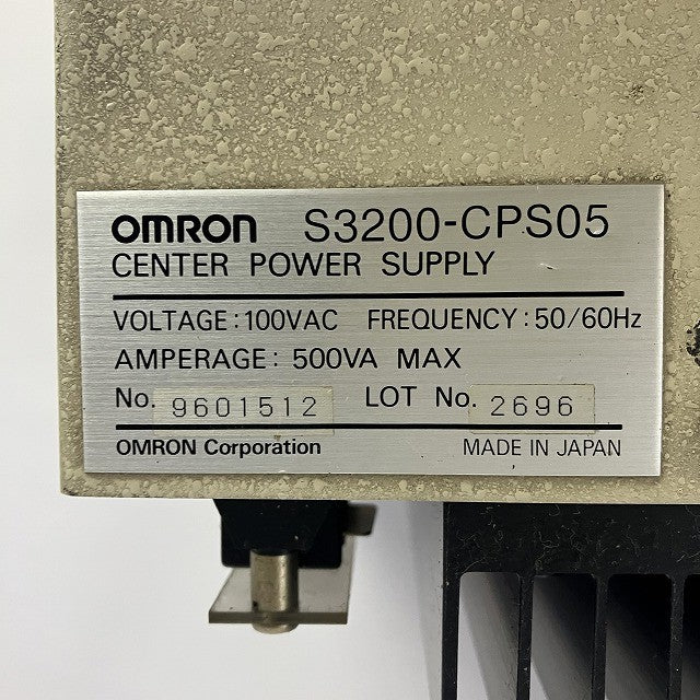 OMRON　オムロン　パワーサプライ　S3200-CPS05　取説・ケーブル付