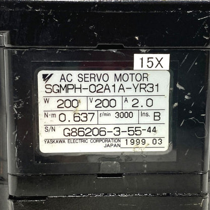 安川電機　サーボモーター　SGMPH-02A1A-YR31