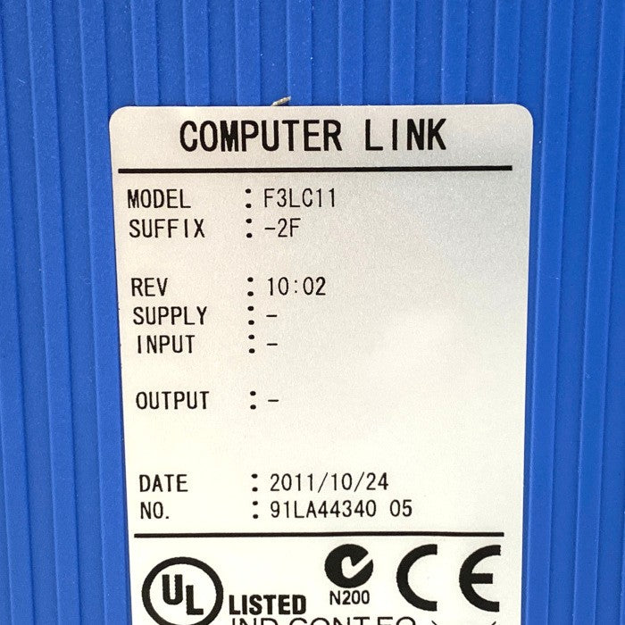 横河電機　パソコンリンクモジュール　F3LC11-2F