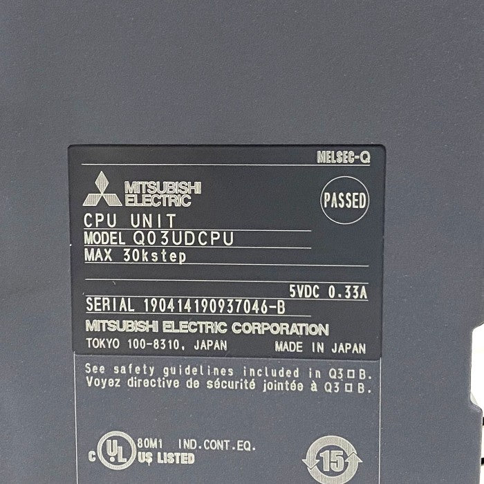 三菱電機　シーケンサー　Q03UDCPU