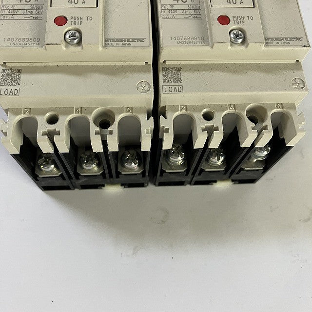 三菱電機　ブレーカ　NF63-CVF　40A　2個セット
