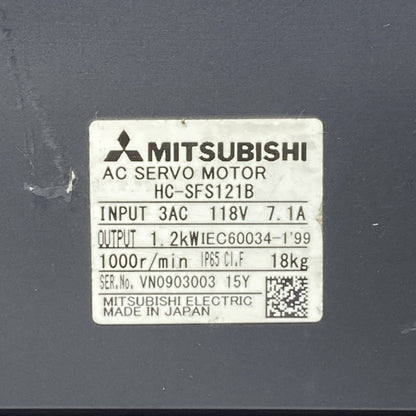 三菱電機　サーボモーター　HC-SFS121B