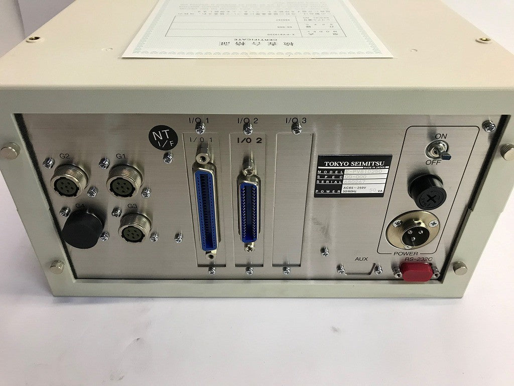 東京精密　パルコムV　アンプ　E-PV810250　取扱説明書　ケーブル付
