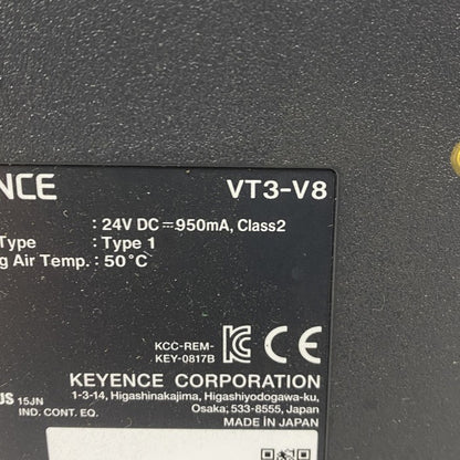 キーエンス　タッチパネル　VT3-V8