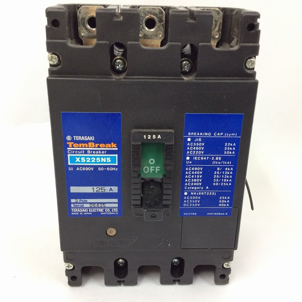 TERASAKI XS225NS 125A 3POLE