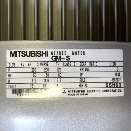 三菱電機　ギヤードモーター　GM-S