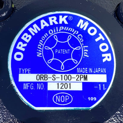 日本オイルポンプ　オーブマークモータ　ORB-S-100-2PM