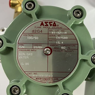 日本アスコ　電磁弁（ラッチレバー付）JE3-8310D40　AC100V/50Hz