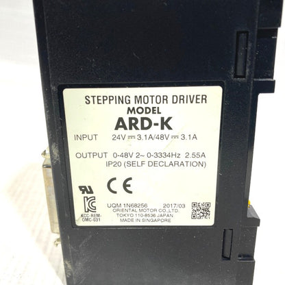 オリエンタルモーター　ステッピングモーター用回路　ARD-K