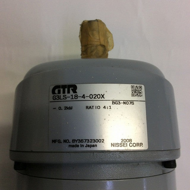 GTR（ニッセイ）　ギアモータ　G3LS-18-4-020X