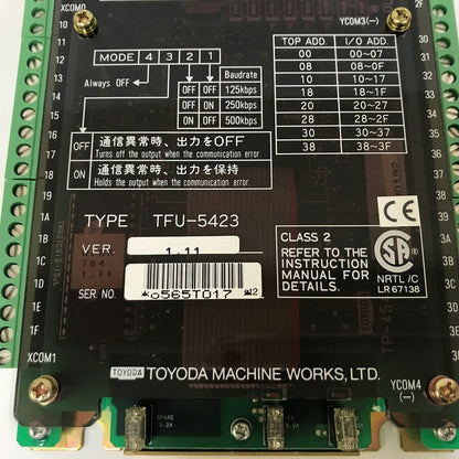 JTEKT　TOYOPUC　Dリンクターミナル　TFU-5423