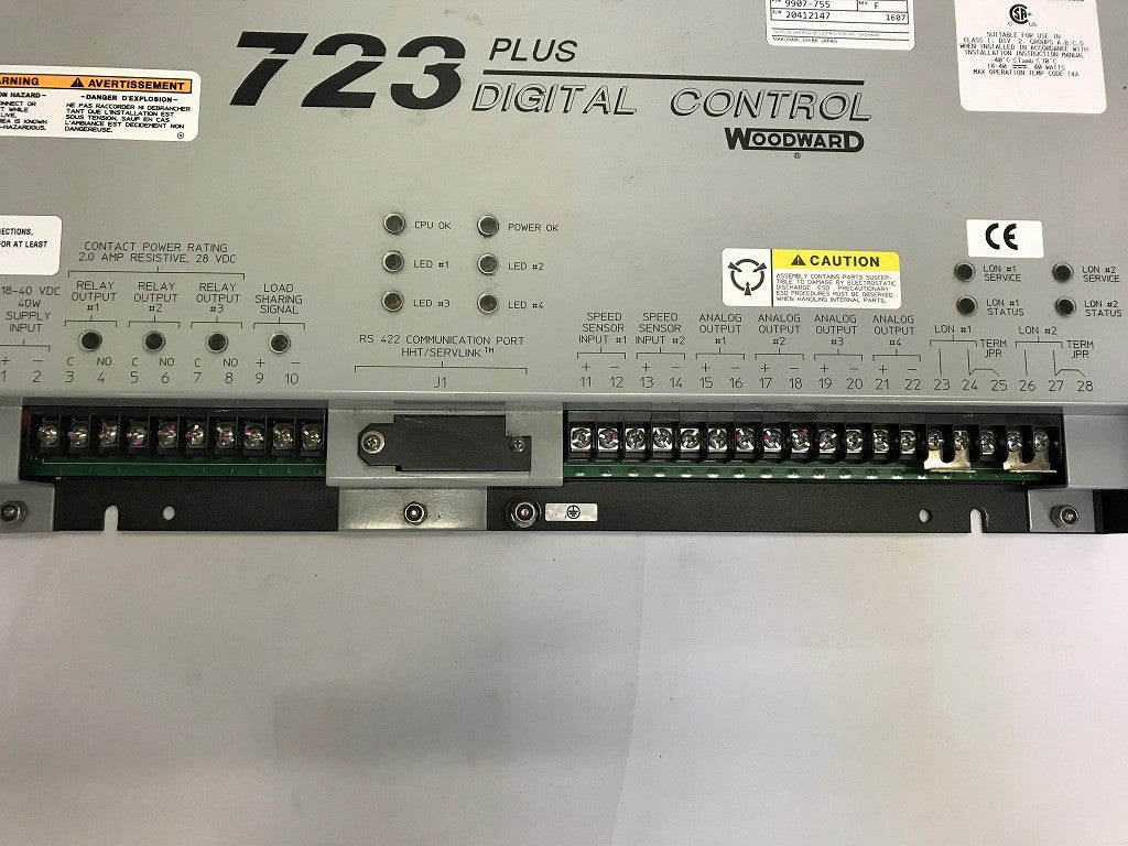 WOODWARD　コントローラ　723 PLUS DIGITAL CONTROL　9906-619