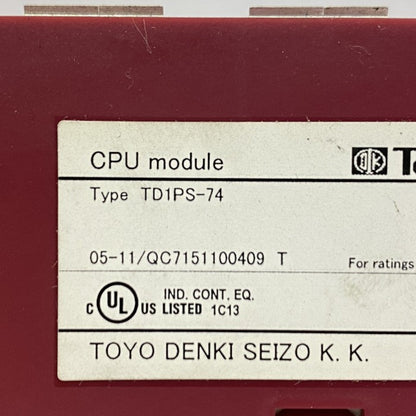 東洋電機　ＣＰＵ　TD1PS-74