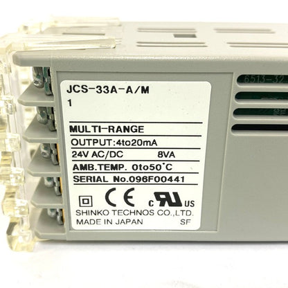 神港　デジタル指示温調計　JCS-33A-A/M1