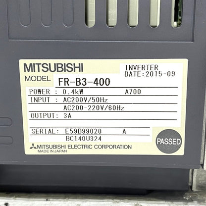 三菱電機　インバーター　FR-B3-400