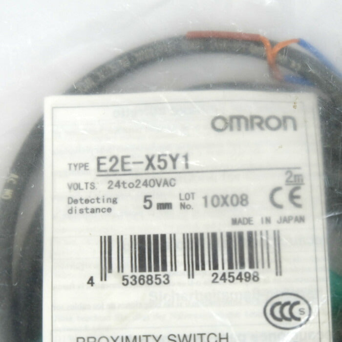 omron　スタンダードタイプ近接センサ　E2E-X5Y1