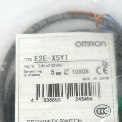 omron　スタンダードタイプ近接センサ　E2E-X5Y1