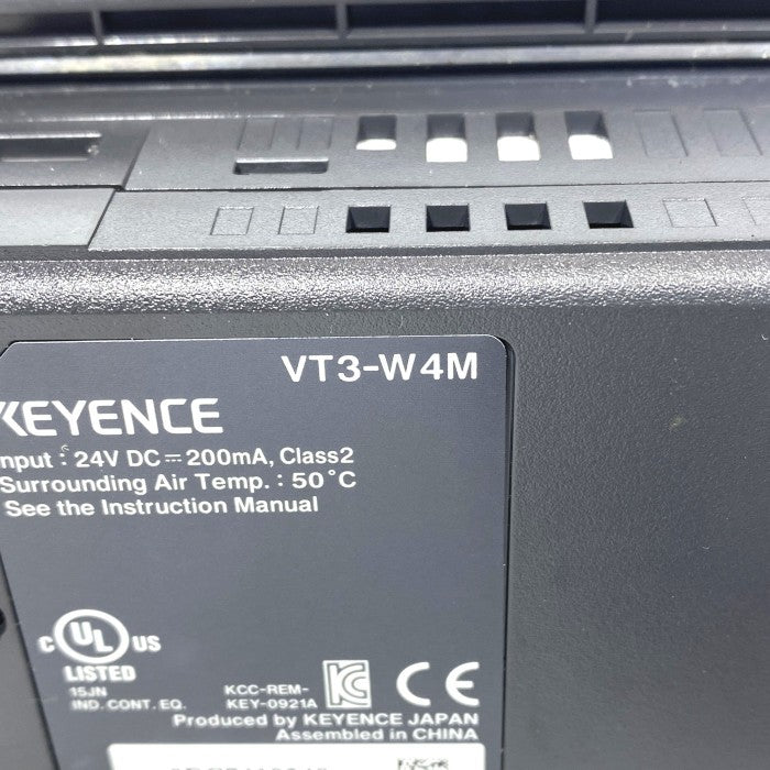 キーエンス　タッチパネル　VT3-W4M