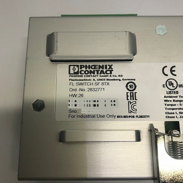PHENIX　CONTACT RJ45接続HUB　ハブ　FL SWITCH SF 8TX　2832771