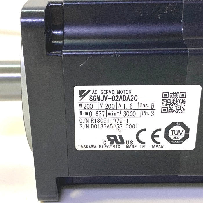 YASUKAWA　回転型サーボモータ　SGMJV-02ADA2C