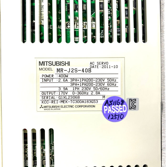 三菱電機　サーボアンプ　MR-J2S-40B