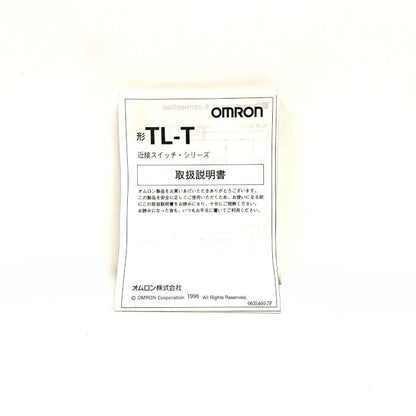 オムロン　近接スイッチ　説明書有　TL-T5MY1