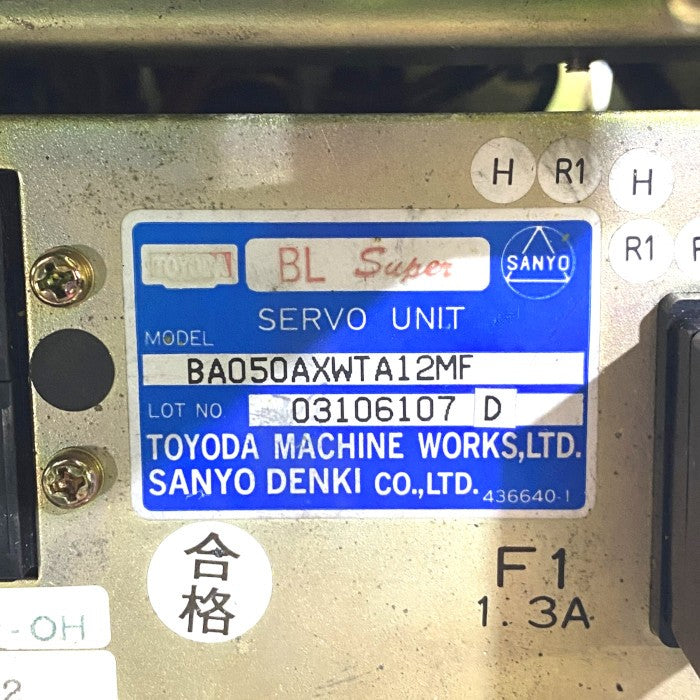 TOYODA　サーボアンプ　BA050AXWTA12MF