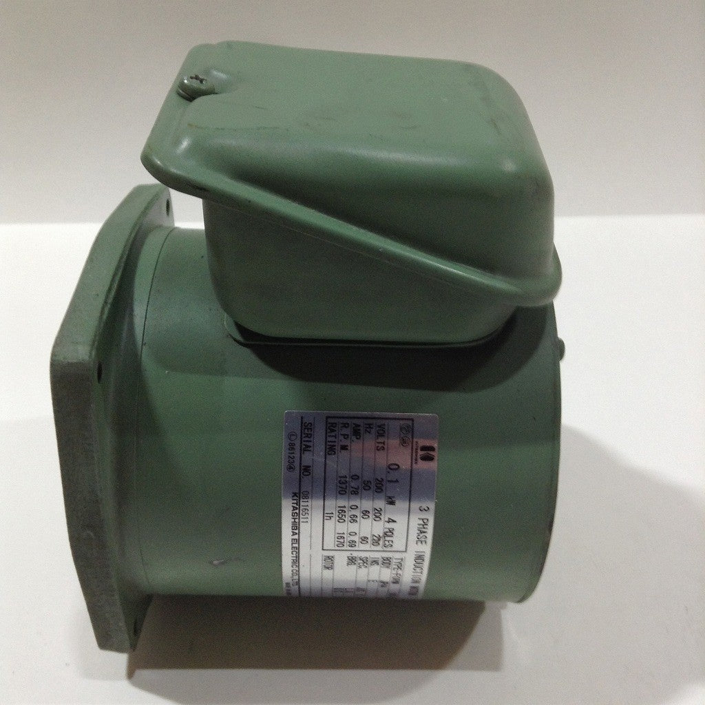 北芝電機　モーター　IKC-ECKLK　200V　0.1KW　4POLE