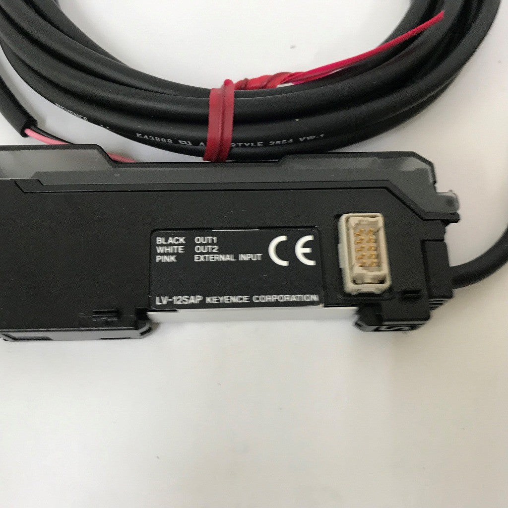 Keyence　キーエンス　レーザーセンサアンプ子機　LV-12SAP