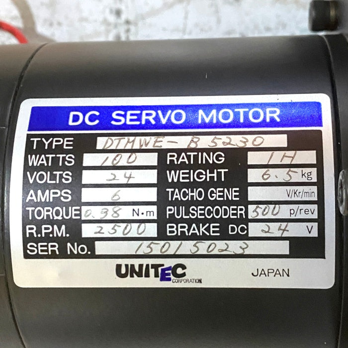 UNITEC　車輪付きモータ　DTMWE-B5230
