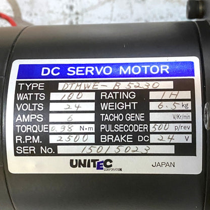 UNITEC　車輪付きモータ　DTMWE-B5230