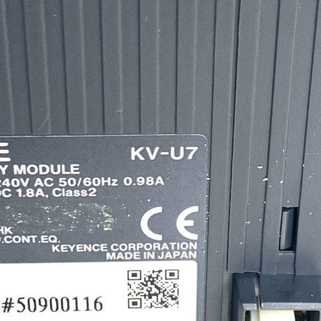キーエンス　AC電源ユニット　KV-U7