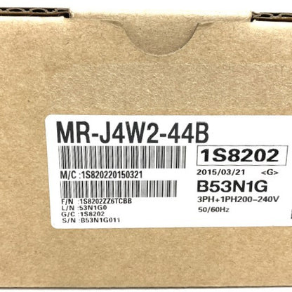 三菱電機　サーボアンプ 2015年製　MR-J4W2-44B