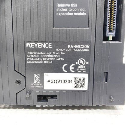 キーエンス　2軸パルス列 位置決めモーションユニット　KV-MC20V