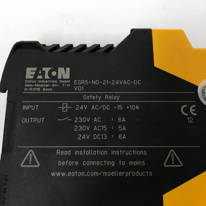 EATON　セーフティーリレー　ESR5-NO-21-24VAC-DC
