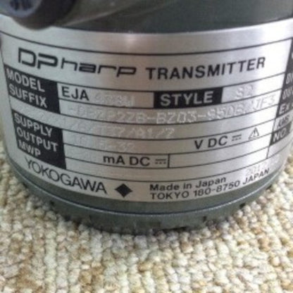 横河電機　リモート圧力伝送器　1/2-300RF　EJA438W-DBZP2ZB-BZ03-95DBZJF3