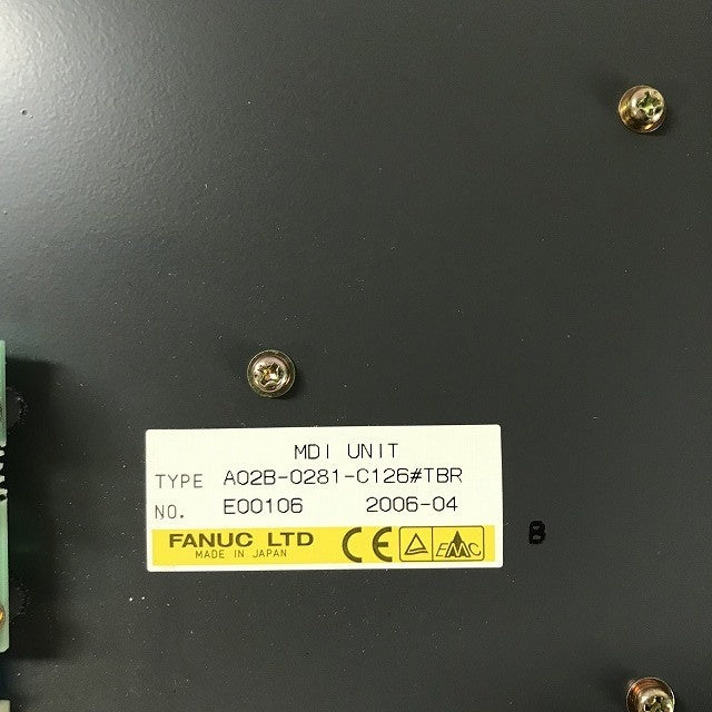 FANUC　ファナック　MDIユニット　A02B-0281-C126　＃TBR