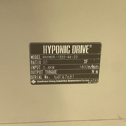 住友重機械工業　ハイポニック減速機　RNYM05-1320-AV-20