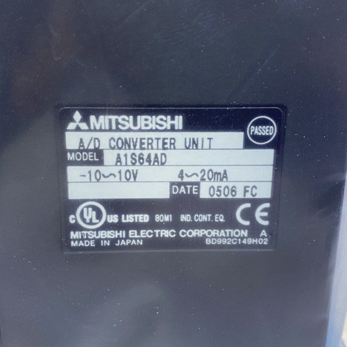 三菱電機　アナログ入力ユニット　A1S64AD