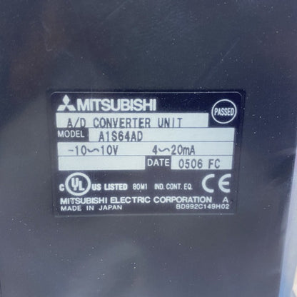 三菱電機　アナログ入力ユニット　A1S64AD