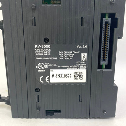 キーエンス　CPUユニット　KV-3000