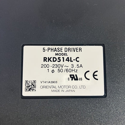 VEXTA　5-PHASE　DRIVER　ステッピングモータードライバー　RKD514L-C