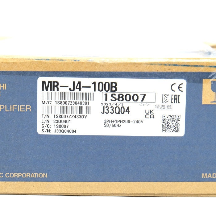 三菱電機　サーボアンプ　MR-J4-100B