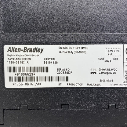 Allen-Bradley　コントローラー　1756-0B16I