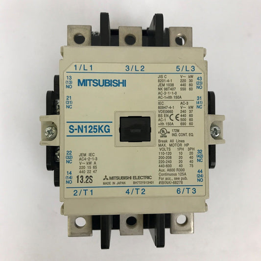 三菱電機　マグネットリレー　S-N125KG　AC200V