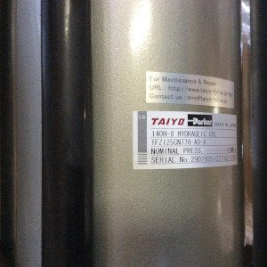 TAIYO　Paker　油圧シリンダ　140H-8　1FZ125CN770-A0-X