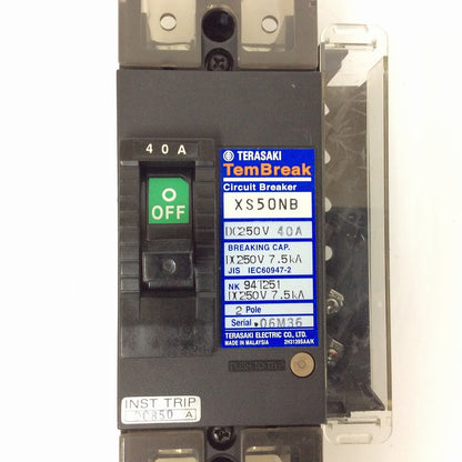 TERASAKI ブレーカー XS50NB 40A 2POLE