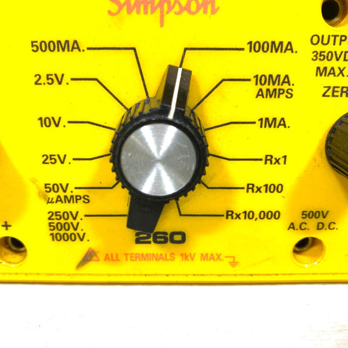 Simpson　アナログマルチメーター　260-8Xi