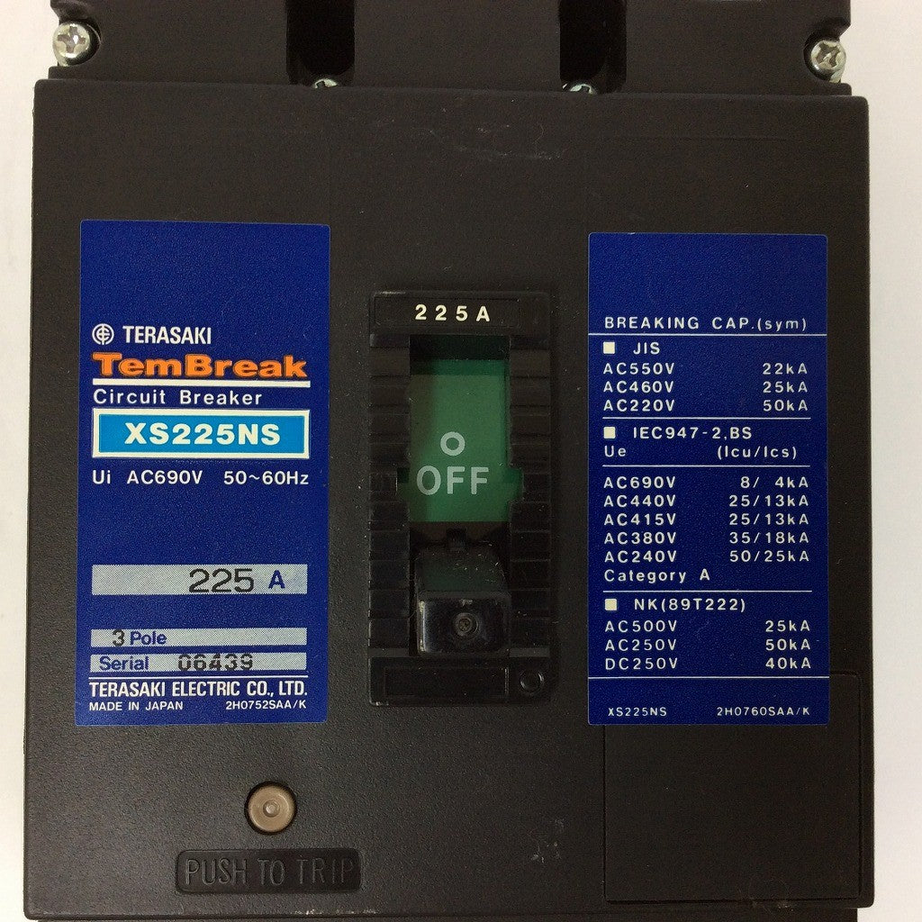 TERASAKI　XE225NS　3POLE　225A